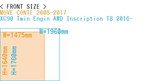 #MOVE CONTE 2008-2017 + XC90 Twin Engin AWD Inscription T8 2016-